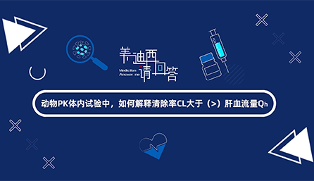 动物PK体内试验中，如何解释清除率CL大于肝血流量Qh